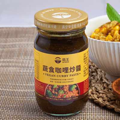 蔬食咖哩炒醬情境照