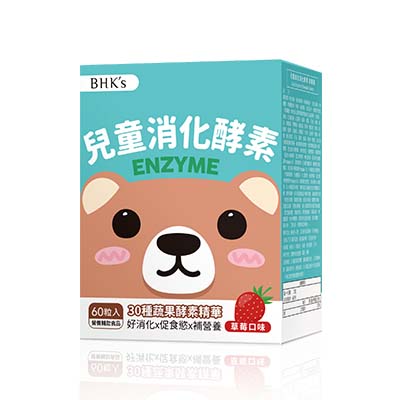 QK006-60 兒童 綜合消化酵素 咀嚼錠X1